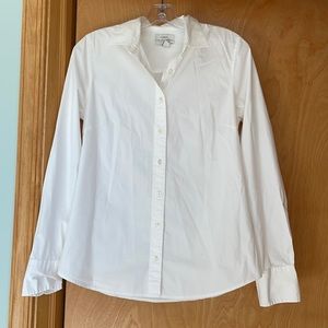 White J. Crew button down dress shirt